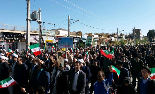 راهپیمایی مردم انقلابی نهاوند در محکومیت آشویگران + تصاویر