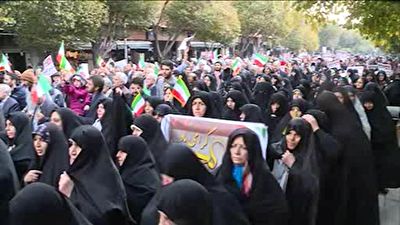 راهپیمایی برائت از آشوبگران در شهر ری + فیلم