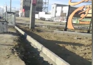 گلایه از رهاسازی پروژه ترمیم خیابان در کوی جنت همدان + فیلم