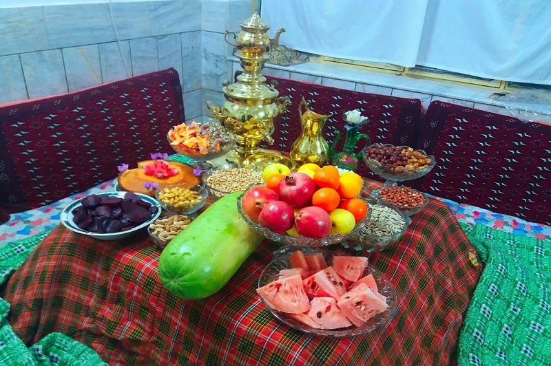 سنت های شب چله در میان اقوام خراسان شمالی از گذشته تا امروز