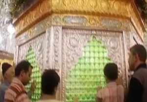مراحل ساخت ضریح جدید حرم شاه عبدالعظیم + فیلم