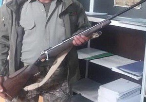 کشف وضبط یک قبضه سلاح غیر مجاز در منزل متخلف