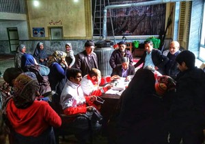 خدمات درمانی داوطلبان هلال احمر به روستا‌های مینودشت