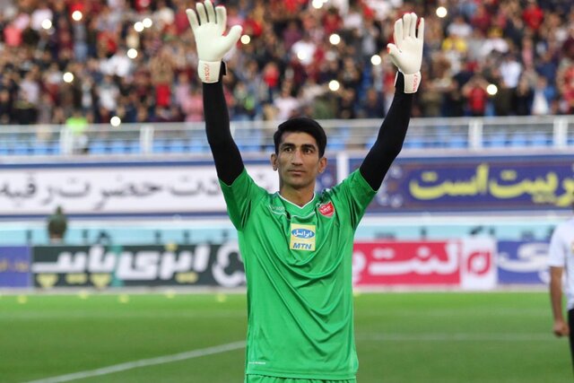 مراسم استقبال پرسپولیسی&zwnj;ها از بیرانوند