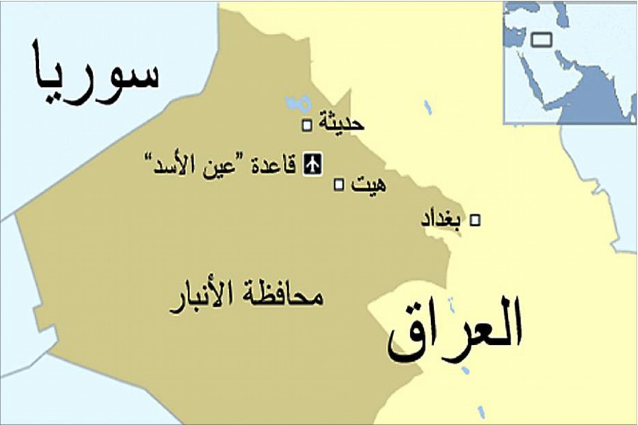 حمله راکتی به بزرگترین پایگاه نظامیان آمریکایی در عراق