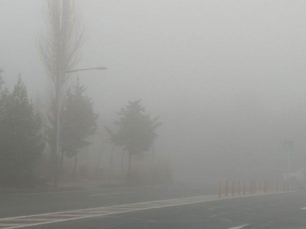 هوای خوزستان مه آلود است