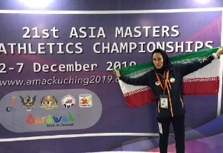 ۳ مدال طلا دستاورد پیشکسوتان دوومیدانی در آسیا