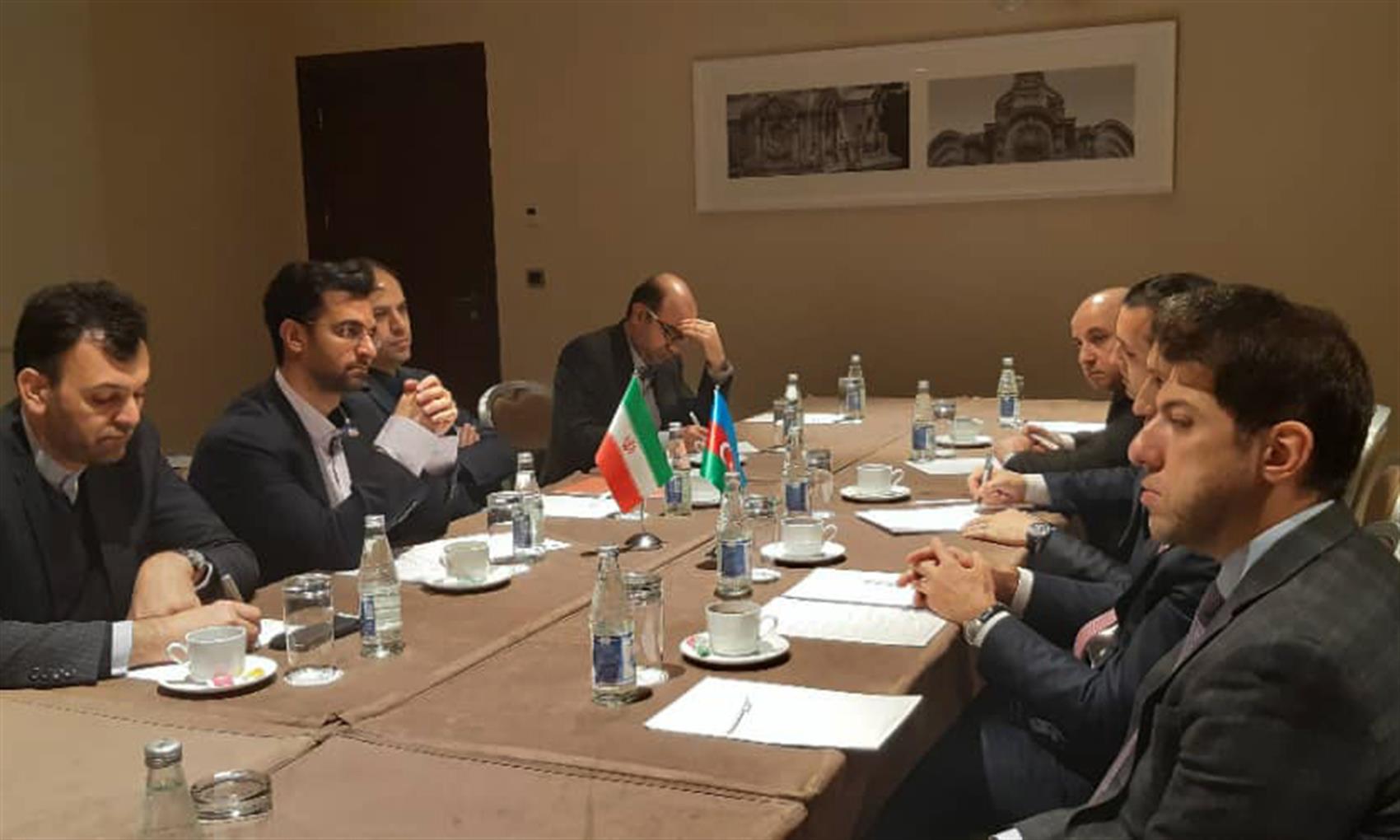 دیدار جهرمی با رئیس شرکت آژانس فضایی جمهوری آذربایجان