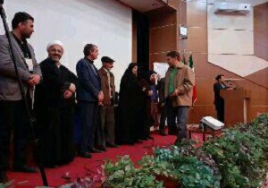 تجلیل از خادمان خاک در قزوین