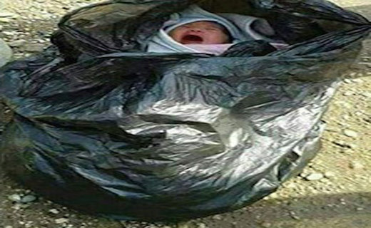 آخرین جزئیات از وضعیت نوزاد رها شده در پلاستیک
