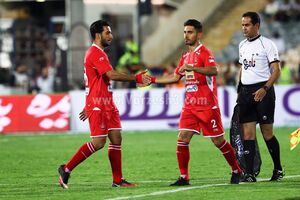 قلم قرمز کالدرون روی نام دو پرسپولیسی