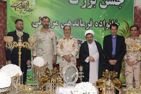 برگزاری جشن بزرگ پیوند آسمانی در هنگ مرزی تایباد + تصاویر
