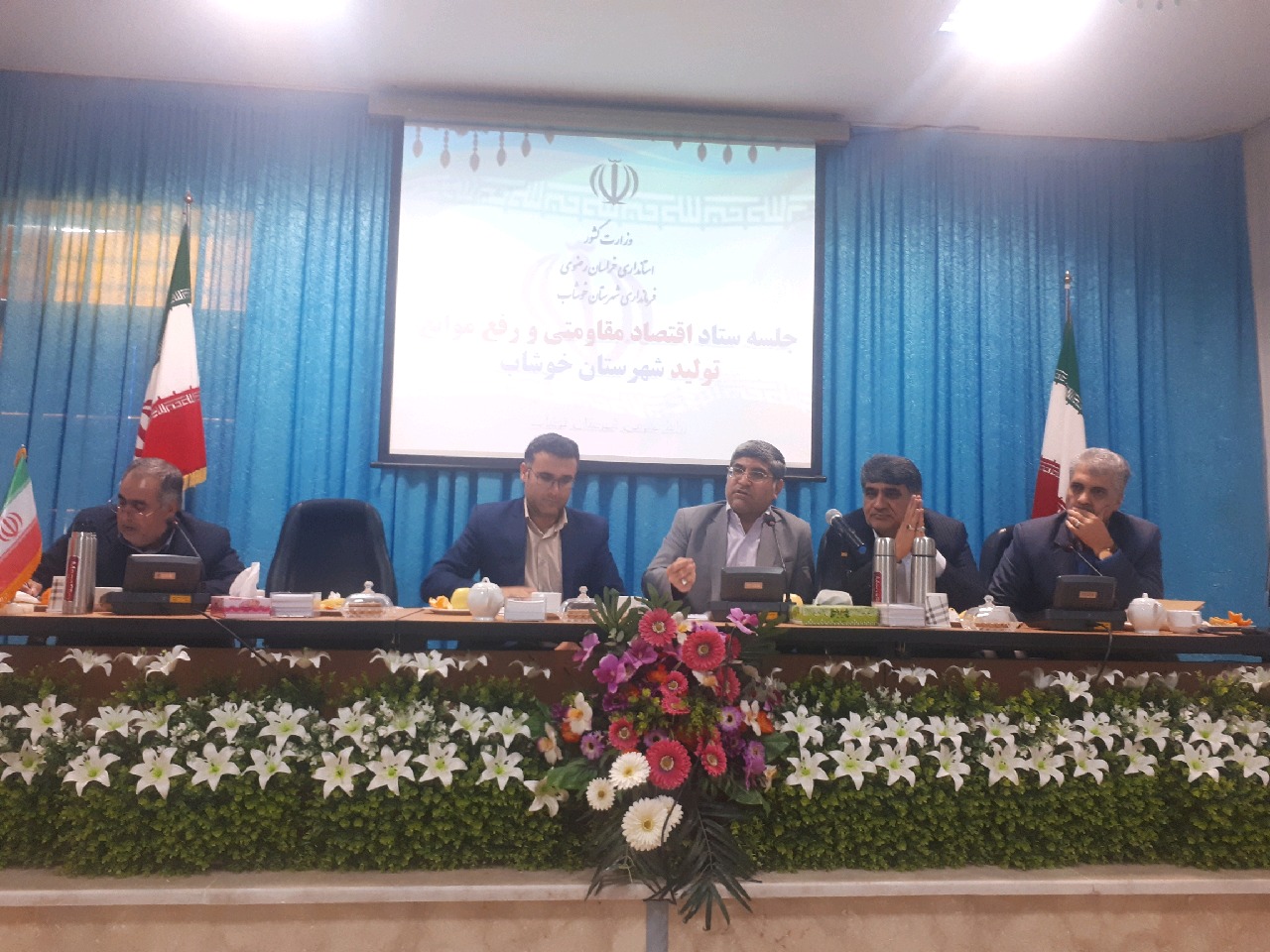 جلسه ستاد اقتصاد مقاومتی و رفع موانع تولید شهرستان خوشاب برگزار شد