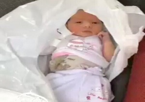 نوزاد رها شده در اسکو به شیرخوارگاه احسان تبریز تحویل داده شد