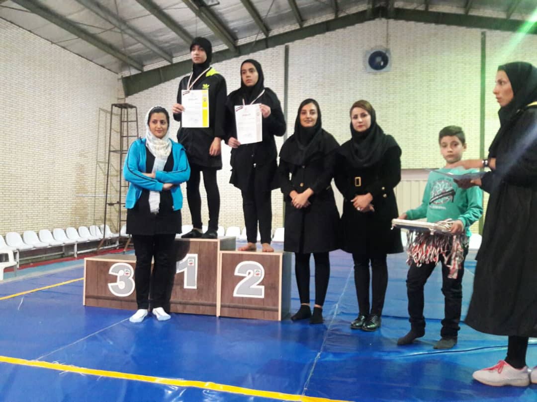 کرمان بر سکوی نخست مسابقات ووشو قهرمانی بانوان استان