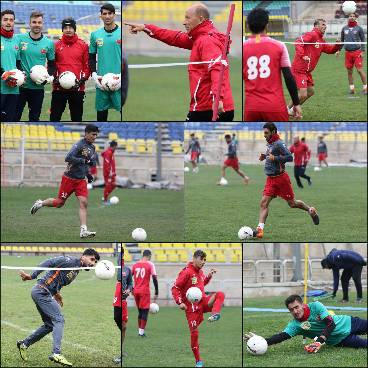 حضور عالیشاه و نعمتی در تمرین امروز پرسپولیس