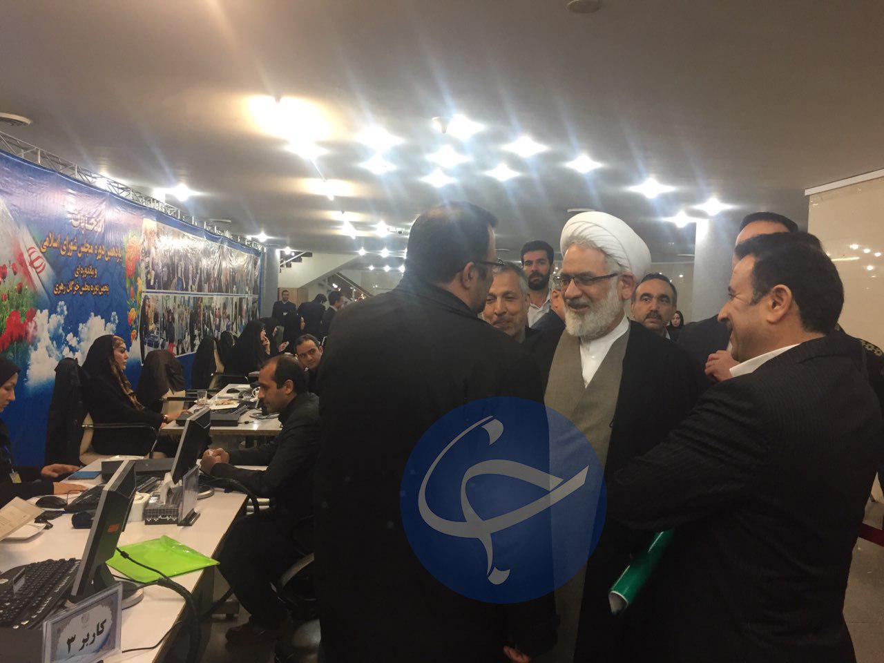 بازدید دادستان کل کشور از ستاد انتخابات وزارت کشور