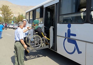 ارائه کارت حمل و نقل عمومی رایگان برای افراد دارای معلولیت شدید