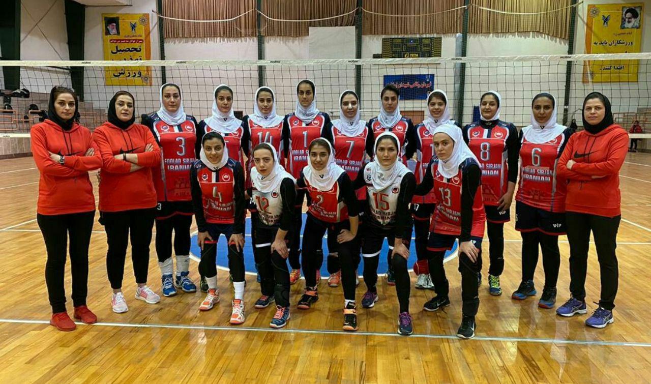 شروع طوفانی بانوان والیبالیست سیرجانی در لیگ دسته اول کشور