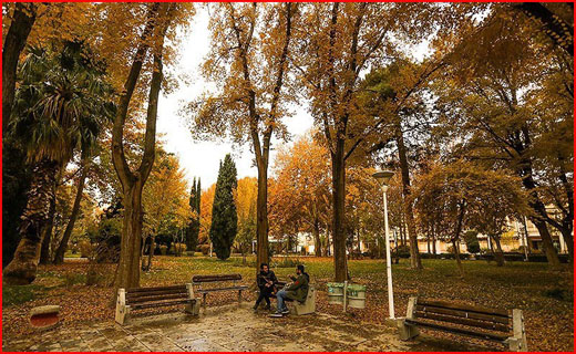 پاییز در چهار باغ اصفهان به روایت تصویر
