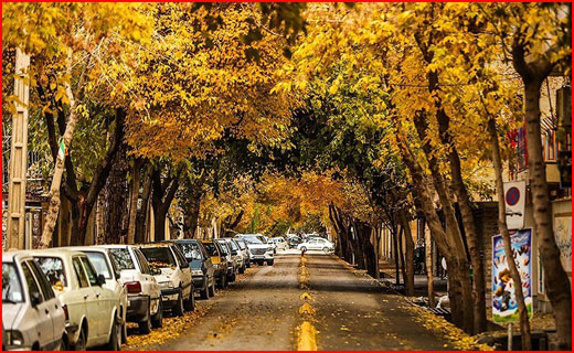 پاییز در چهار باغ اصفهان به روایت تصویر