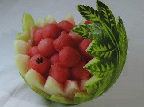 زیباترین تزئینات هندوانه شب یلدا زیباترین تزئینات هندوانه شب یلدا