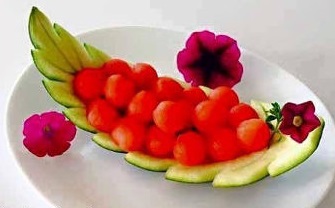 زیباترین تزئینات هندوانه شب یلدا زیباترین تزئینات هندوانه شب یلدا