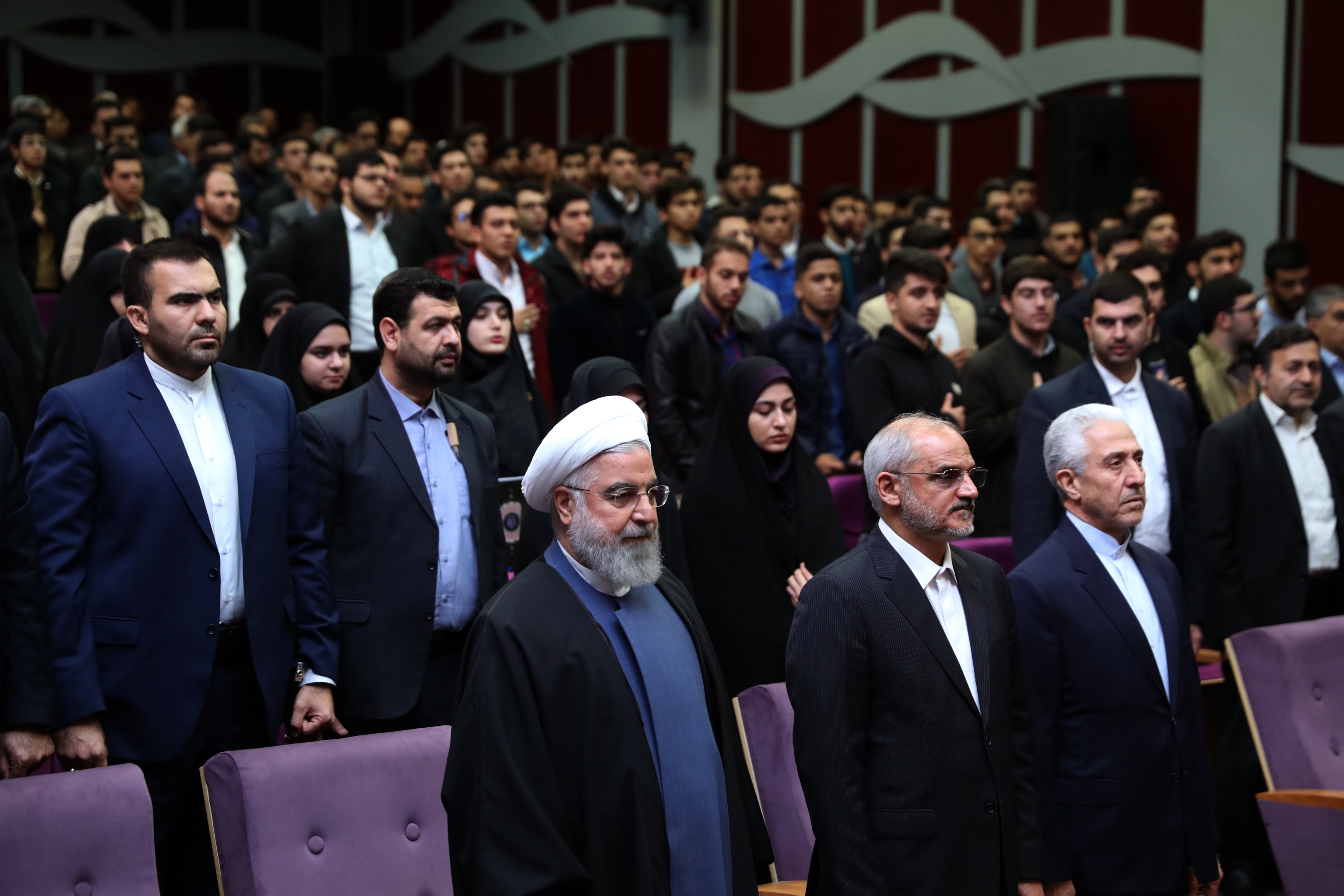 حضور رئیس جمهور در دانشگاه فرهنگیان