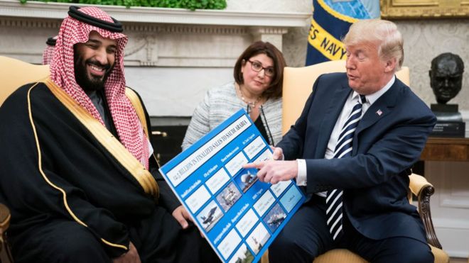 تحقیر آل سعود به&zwnj;دست یانکی&zwnj;ها/چرا ملک سلمان در برابر دونالد ترامپ زانو زد؟