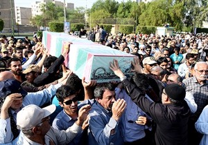 تشییع پیکر شهید مدافع وطن در بندرگز