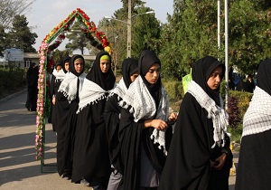 ۴۶۰ دانش آموز دختر شهرستان بویراحمد به مناطق عملیاتی اعزام شدند