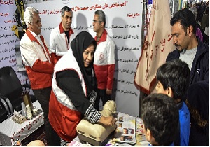 برپایی نمایشگاه دستاورد‌های امدادی در دانشگاه فرهنگیان بیرجند