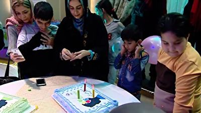جشن تولدی خاص در انجمن اوتیسم ایران + فیلم