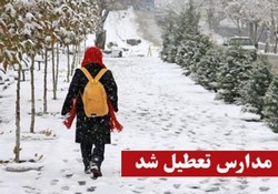 تعطیلی تمامی مدارس استان زنجان