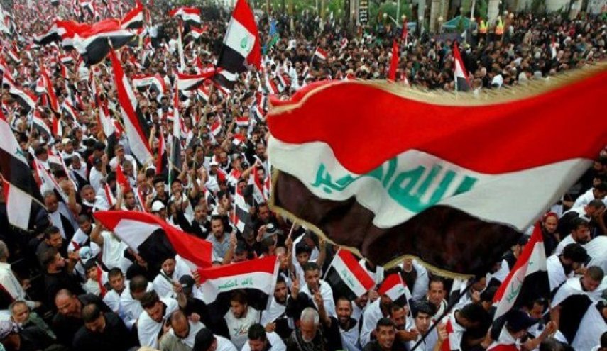 تشکر معترضان عراقی از مرجعیت دینی و نیرو&zwnj;های حشد الشعبی برای نابودی داعش