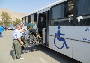 ساماندهی ایستگاه‌های اتوبوس شهر یزد برای معلولان