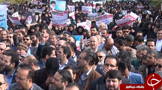 راهیپیمایی مردم سمنان در حمایت از اقتدار و امنیت کشور