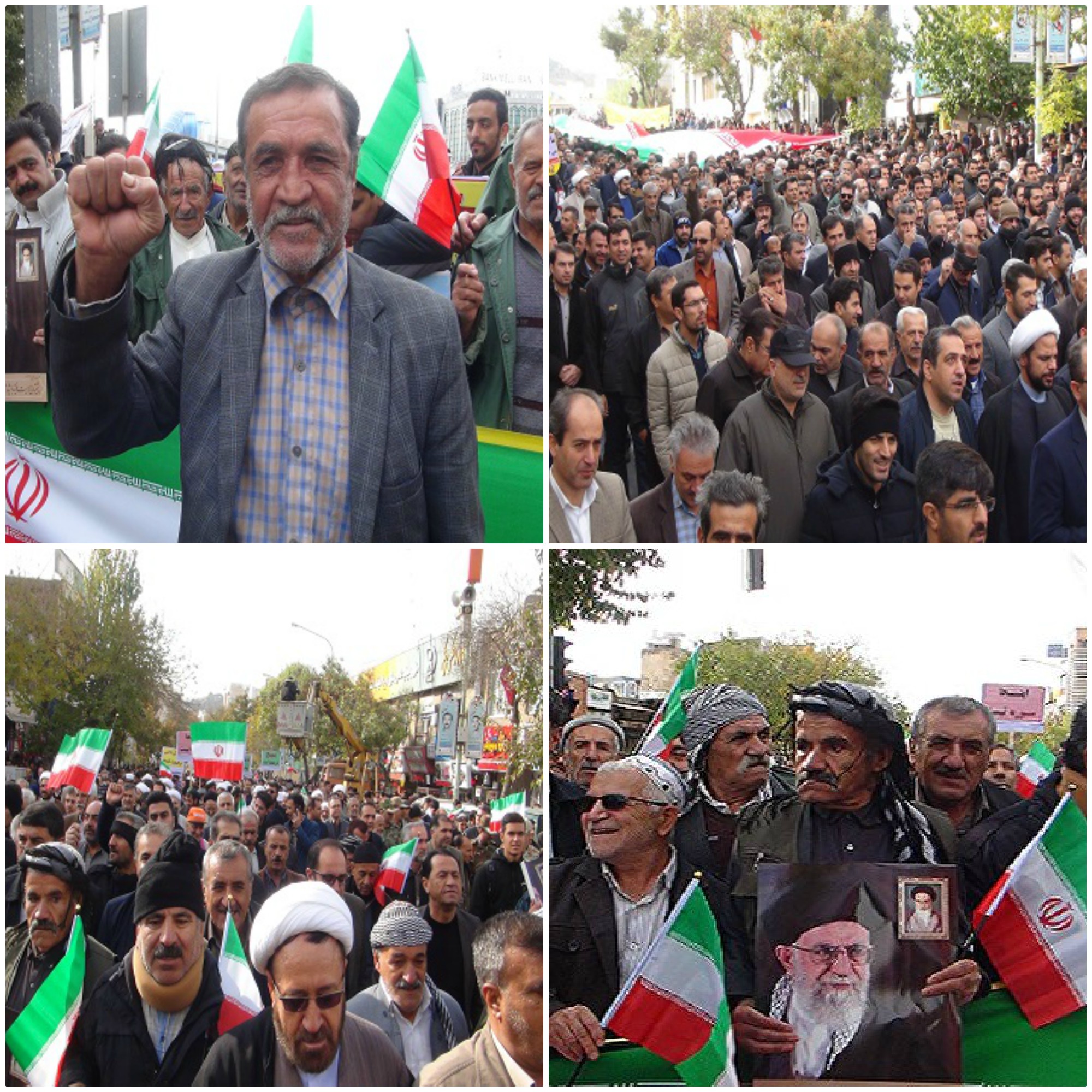 راهپیمایی باشکوه مردم در محکومیت اغتشاشگران + تصاویر و فیلم