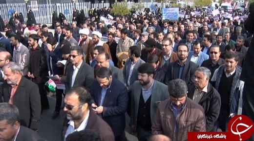 راهپیمایی باشکوه مردم در محکومیت اغتشاشگران + تصاویر و فیلم