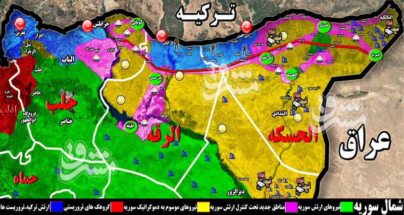 زوایایی پنهان از غارت ثروت ملی سوریه/ کدام میدان نفتی و گازی در سوریه همچنان در اشغال هستند؟ +نقشه میدانی