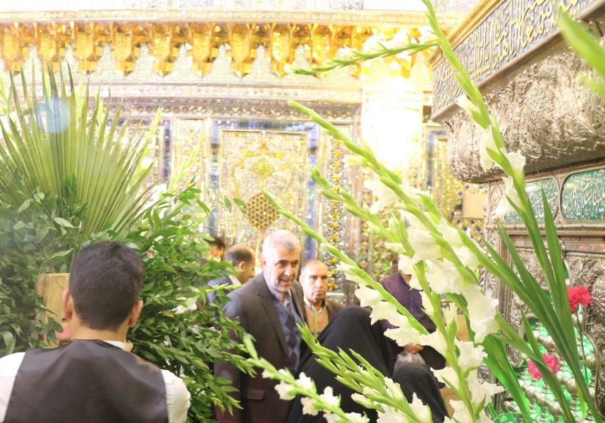 گلباران مرقد شهید دستغیب در شیراز