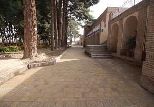 پایانِ بخشی از مرمت عمارت جهانی باغ اکبریه