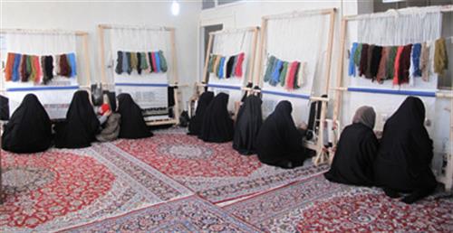 تولید بیش از دو هزار مترمربع فرش دست‌باف توسط مددجویان