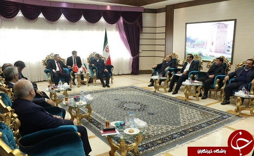 دیدار سلیمان البان والی استان آغری ترکیه با  استاندار آذربایجان غربی