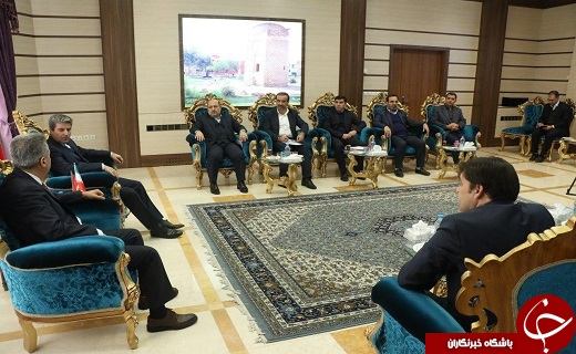 دیدار سلیمان البان والی استان آغری ترکیه با  استاندار آذربایجان غربی