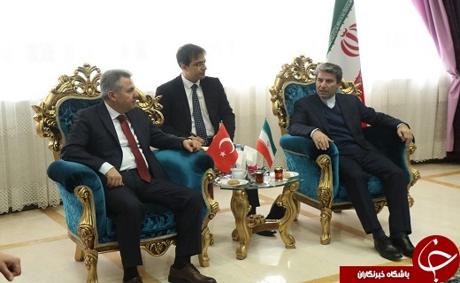 دیدار سلیمان البان والی استان آغری ترکیه با  استاندار آذربایجان غربی