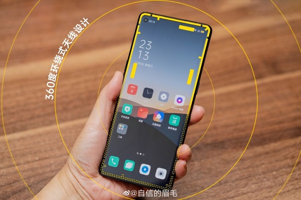معرفی آنتن ۳۶۰ درجه 5G در پرچمدار جدید شرکت اوپو
