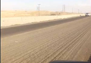 فیلمی از وضع نامناسب جاده در رباط‌کریم به وهن‌آباد