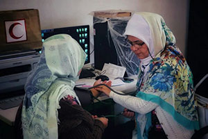 خدمات جوانان هلال احمر به محرومان گنبدی
