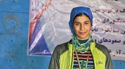 کسب مدال طلای سنگ&zwnj;نوردی قهرمانی آسیا توسط محیا دارابیان
